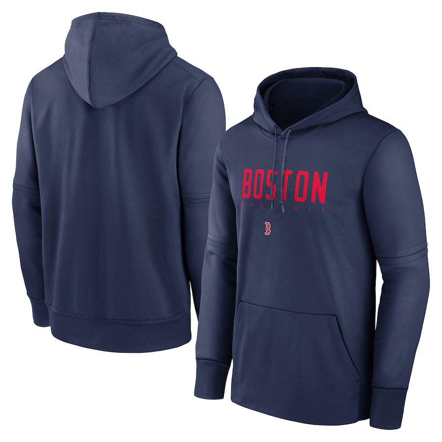 Men 2023 MLB Boston Red Sox blue Sweatshirt style 1->boston red sox->MLB Jersey